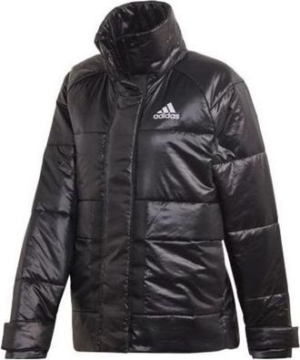 adidas (WMNS) adidas Glam On Winter Jacket Asia Sizing Black FT2549