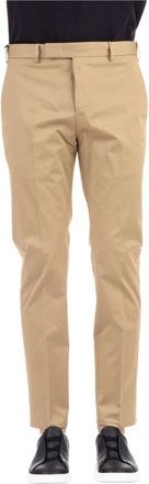 Pantaloni Torino Beige Stretch Katoenen Broek - Heren - Chinos - Beige - XL - Katoen - Broeken