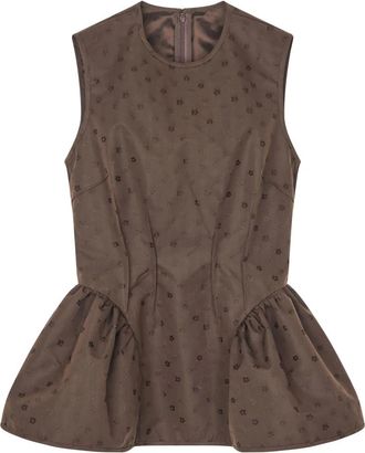 Cecilie Bahnsen Blouses - Dames - Tops zonder mouwen - Bruin - XS - Tops