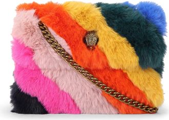 Kurt Geiger Womens Faux Fur Mini Soho Bag - Multicolour - One Size