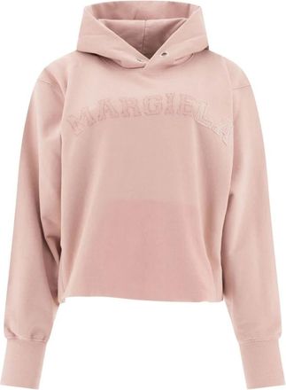 Maison Margiela Dames, Sweatshirts & Hoodies, Roze, Maat: XS Katoen