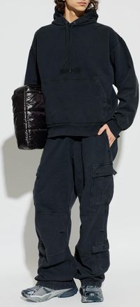 Balenciaga Hoodie, Mens, Black