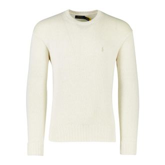 Polo Ralph Lauren Truien & Vesten, Heren, Beige, L, Katoen, Trui met ronde hals