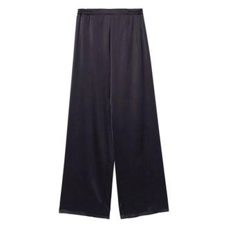 Gentryportofino Wide Trousers, female, Blue, Size: 2XS Wide Trousers