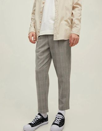 Jack & Jones Jack & Jones Mens Billcapri Casual Chinos Pants - Grey - Size: 30/30