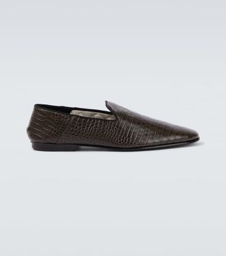 Tom Ford Steven croc-effect leather loafers