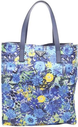Prada Pre-owned Prada Tessuto Stampato Flower Tote Ladies B5AA243LO89XGH2O