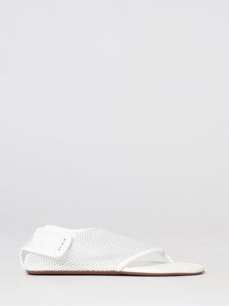 Alaia Sandali bassi in nylon a rete con design traforato e chiusura a strappo