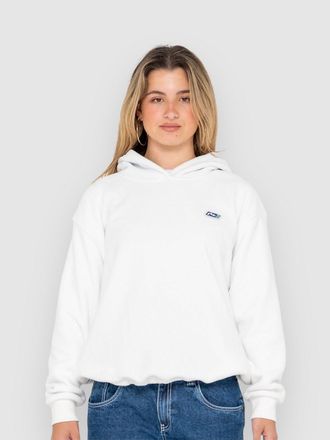 Rusty Bangez N Mash Baggy Sudadera de forro polar blanco