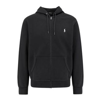 Polo Ralph Lauren Hoodies & sweatvesten, Heren, Zwart, 2Xl, Katoen, Zwarte Rits Hoodie Trui
