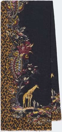 Etro Bufanda de cachemir estampada