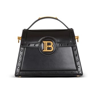 Balmain Box Leather B-Buzz Dynasty bag - female - Balmain - Handbags - Black - ONE SIZE - Bags