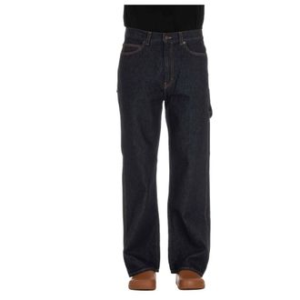 Haikure Winona Over Fit Jeans - Heren - Loose Fit Jeans - Blauw - W33 - Katoen - Jeans