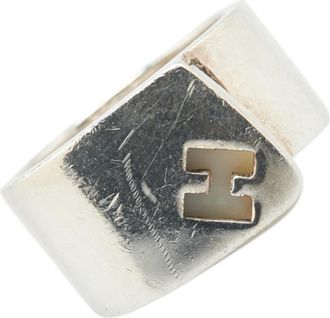 Herm&egrave;s Silver 925 Band Ring (Pre-Owned)
