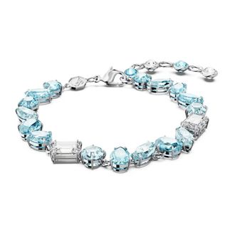 Swarovski Damesarmband Blauw Gema 5666018 - Dames - Armbanden - Blauw - ONE Size - Accessoires
