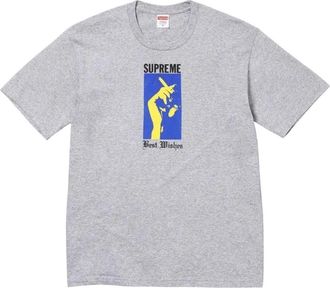 SUPREME SS26 Wish T-Shirt Heather Grey SUP-SS26-350-GRY