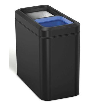 Simplehuman Papelera Abierta Para Reciclado 20 L, Negro Mate Cw2105