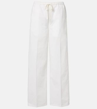 Citizens Of Humanity Aurora cotton and linen wide-leg pants
