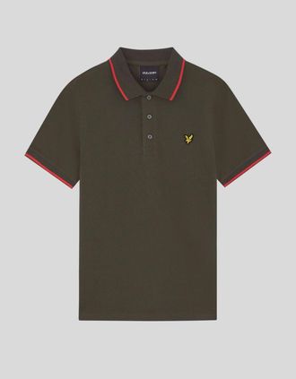 Lyle & Scott Lyle And Scott Mens Tipped Polo Shirt - Black - Size: 36