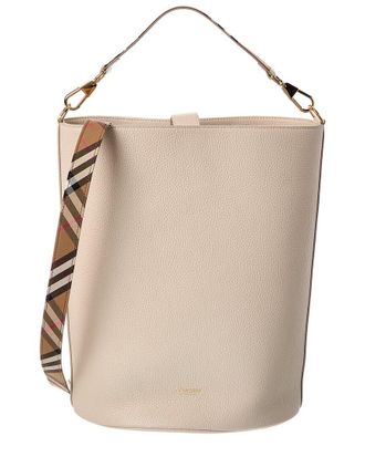 Burberry Leather Bucket Bag