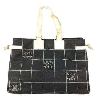 Chanel Pre-owned Tote Bags, female, Black, Size: ONE SIZE Pre-owned Vintage Canvas Tote Bag