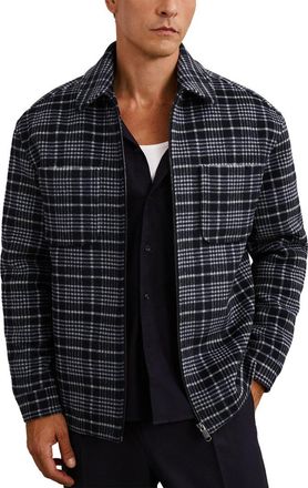 Reiss Vitarli Wool-Blend Casual Shirt