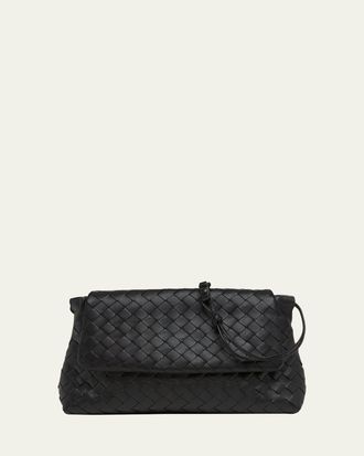 Bottega Veneta Giorno Leather Drawstring Shoulder Bag