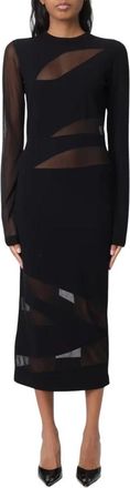 Just Cavalli Kokerjurk - Dames - Casual kleedjes - Zwart - S - Kleedjes