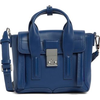 3.1 Phillip Lim Mini Pashli Leather Satchel in Cobalt at Nordstrom Rack