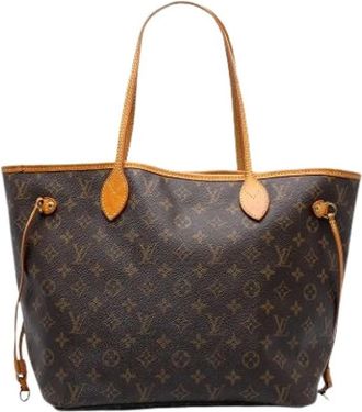 Louis Vuitton Pre-owned Neverfull MM - Dames - Vintage Shopper - Bruin - ONE Size - Leer - Vintage