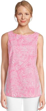 Lilly Pulitzer Palmita Tunic Womens Clothing Conch Shell Pink Pennys Playground : XXS, Cotton/Spandex
