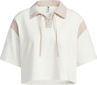 adidas (WMNS) adidas neo logo Polo Shirt Beige IK6081