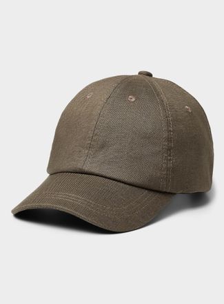 Simons Womens Pure linen baseball cap