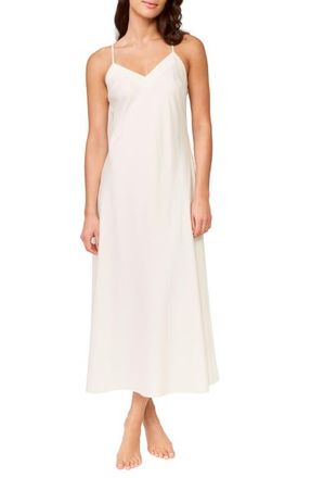 Rya Collection Isles Charmeuse & Venetain lace Nightgown in Ivory at Nordstrom, Size Medium