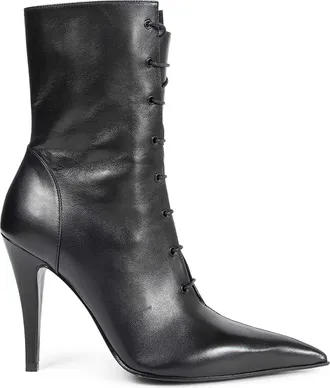 Alexander McQueen Leather Ankle Boots