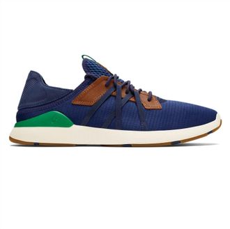 Olukai Mens Mio Li Shoes In Navy/bamboo