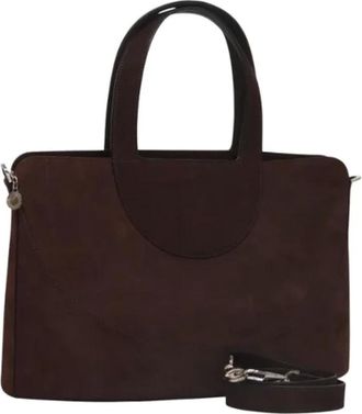 Bulgari Pre-owned Camoscio handbags - - Pre-owned - Donna - Marrone - ONE SIZE