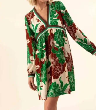 Indies Reine Dress In Multi