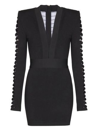 Balmain Short V-Neck Dress
