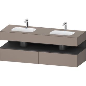Duravit Qatego Lavabo Encastrado Con Base De Lavabo Consola, - Duravit