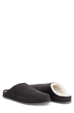 Hari Mari Tio Genuine Shearling Lined Slipper in Slate at Nordstrom, Size 13