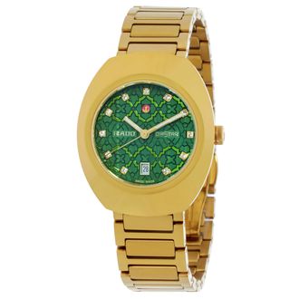 Rado Diastar Original Automatic Crystal Green Dial Ladies Watch R12171313