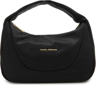 Chiara Ferragni Zwarte Faux Leren Handtas - Dames - Handtassen - Zwart - ONE Size - Tassen