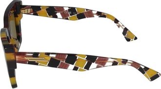 Bottega Veneta Womens Bv1212s Sunglasses Multicolor Acetate