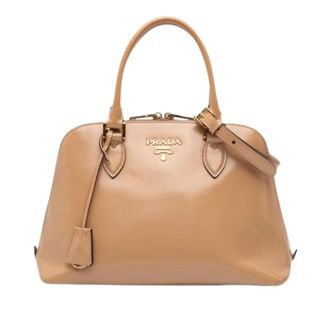 Prada Pre-owned Handbags, female, Beige, Size: ONE SIZE Pre-owned Vintage Handbag