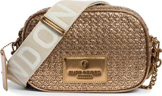 Kurt Geiger Chiswick Raffia Camera Bag in Rust/Copper at Nordstrom Rack