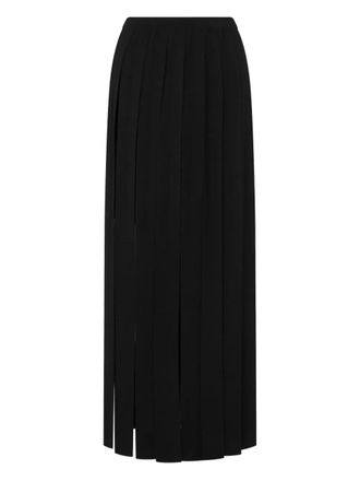 Moschino Maxi-plooirok - Zwart