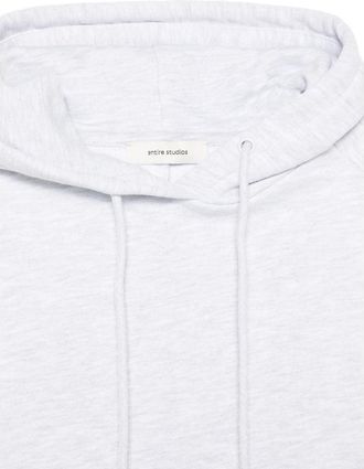 Entire studios Cotton Drawstring Hoodie - Gray