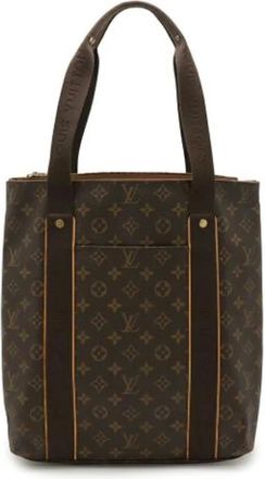 Louis Vuitton Pre-owned Tote Bags, female, Brown, Size: ONE SIZE Pre-owned Canvas Tote Bag