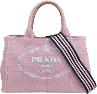 Prada Pre-owned Vintage Tote Bag - Dames - Vintage Shopper - Roze - ONE Size - Vintage